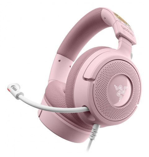 Razer Kraken V4 X - Pikachu & Eevee Edition Zestaw słuchawkowy Przewodowa Opaska na głowę Gaming USB Type-C / USB Type-A Różowy RAZER