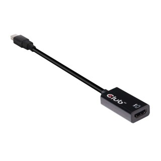 CLUB 3D CAC-1180 Mini DisplayPort 1.4 to HDMI 2.0b HDR Active Adapter Club 3D