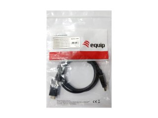Equip 119392 adapter kablowy 5 m DisplayPort HDMI Czarny EQUIP