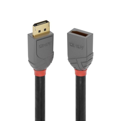 LINDY DisplayPort 1.4 VerlĂ¤ngerungskabel 3m, Anthra Line LINDY
