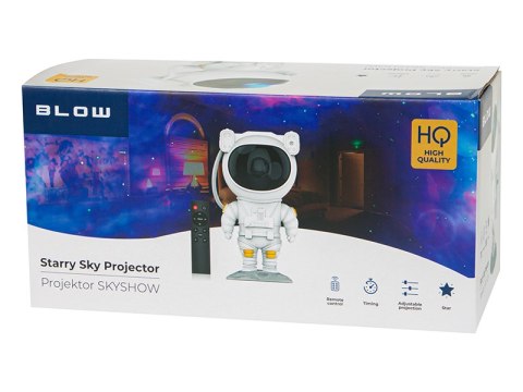 79-720# Lampka nocna projektor gwiazd blow astronauta skyshow Blow