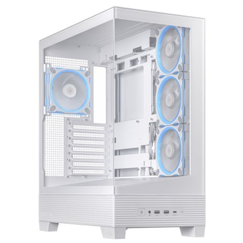 ASUS A31 Plus TG ARGB WHITE Midi Tower Biały ASUS