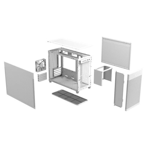 ASUS AP201 PRIME CASE TG WHITE Mini Tower Biały ASUS