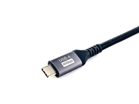 Equip 128381 kabel USB USB4 Gen 3x2 1,2 m USB C 40 Gbit/s 240 W Czarny EQUIP