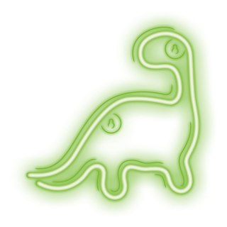 Neon led dinozaur zielony nne01 neolia TelForceOne