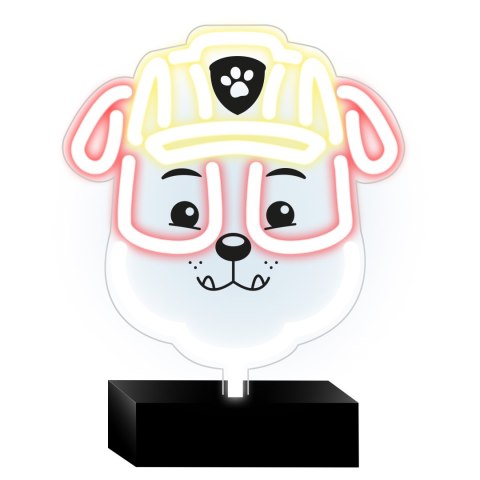Neon led na podstawce psi patrol - rubble ow-120446 PLASTROL