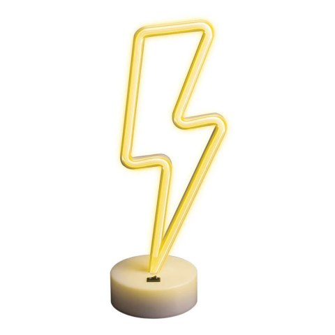Neon na podstawce led piorun biały fsne03 forever light TelForceOne