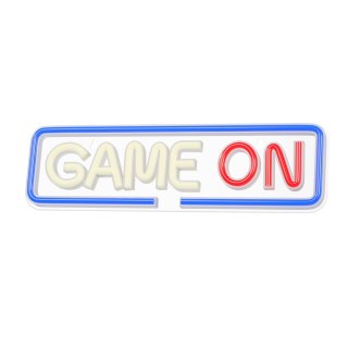 Neon plexi led game on multikolor fpne23 forever light PLASTROL