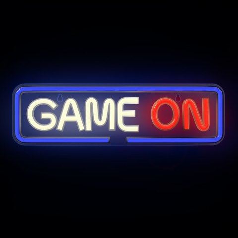 Neon plexi led game on multikolor fpne23 forever light PLASTROL