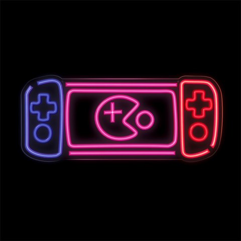 Neon plexi led konsola do gier multikolor fpne27 forever light PLASTROL