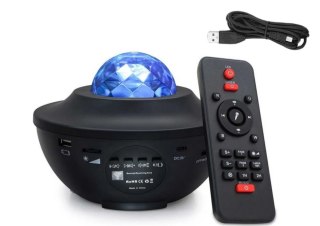 Projektor Gwiazd Lampka Nocna Led Głośnik Bluetooth Pilot LEAN