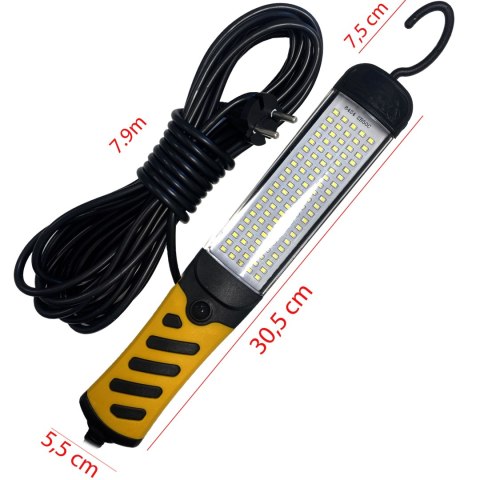 - lampa warsztatowa kanałowa lampka 100 led hak mocna xl e559 RTO