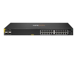 HPE Aruba Networking CX 6000 24p 10M/100M/1G Class4 PoE 4p SFP 1G 370W Switch Zarządzany L3 Gigabit Ethernet (10/100/1000) Obsłu Hewlett-Packard