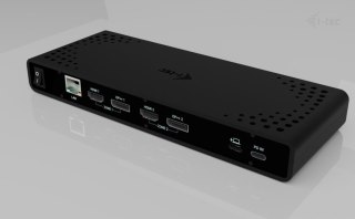 I-tec CADUA4KDOCKPDB100 stacja dokująca Przewodowa USB 3.2 Gen 1 (3.1 Gen 1) Type-C Czarny I-Tec