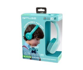 Muse M-215 BTB słuchawki/zestaw słuchawkowy Bezprzewodowy Opaska na głowę Muzyka Bluetooth Niebieski Muse