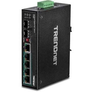Przełącznik przemysłowy TRENDnet 6 portów Gbit PoE+ Metal No name