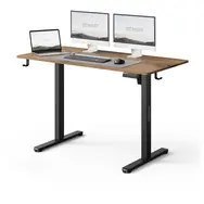 SENSE7 NOJO LIGHT Biurko robocze czarny dąb / elektrycznie regulowana wysokość / 120 x 60 cm / nośność 70 kg No name