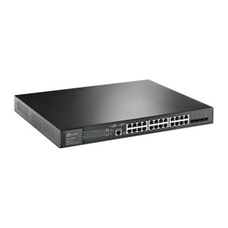 TP-Link JetStream TL-SG3428XMP przełącznik sieciowy Zarządzany L2+ Gigabit Ethernet (10/100/1000) Obsługa PoE 1U Czarny No name