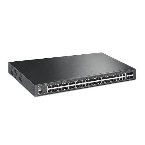 TP-Link JetStream TL-SG3452XP przełącznik sieciowy Zarządzany L2+ Gigabit Ethernet (10/100/1000) Obsługa PoE 1U Czarny No name