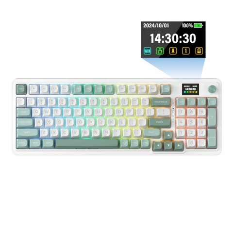 Klawiatura Redragon K719WG Pro Galatin Mint Mambo (K719WG-RGB-PRO) REDRAGON