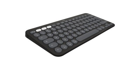 Logitech 920-012244 klawiatura Dołączona myszka Uniwersalne RF Wireless + Bluetooth QWERTY Amerykański międzynarodowy Grafitowy Logitech