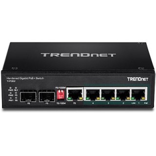 Przełącznik przemysłowy TRENDnet 6 portów Gbit PoE+ Metal No name