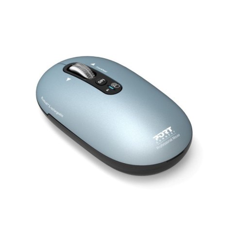 PORT CONNECT Mouse | PURE MAC | Wireless | Bluetooth | Pastel Blue No name