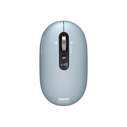 PORT CONNECT Mouse | PURE MAC | Wireless | Bluetooth | Pastel Blue No name