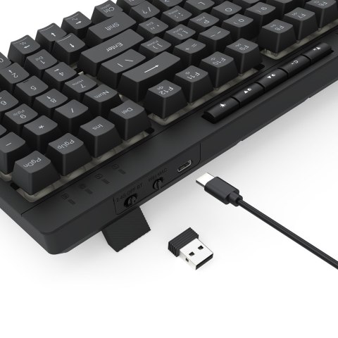 REDRAGON K515RGB-PRO klawiatura USB + RF Wireless + Bluetooth Czarny REDRAGON