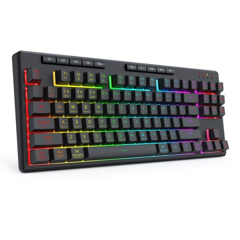 REDRAGON K516RGB-PRO SHIVA PRO 87 klawiatura USB + RF Wireless + Bluetooth Czarny REDRAGON