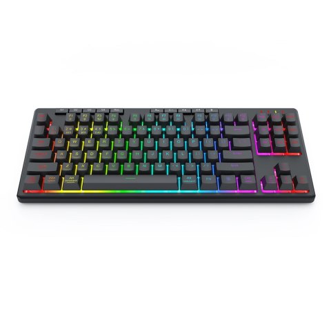 REDRAGON K516RGB-PRO SHIVA PRO 87 klawiatura USB + RF Wireless + Bluetooth Czarny REDRAGON
