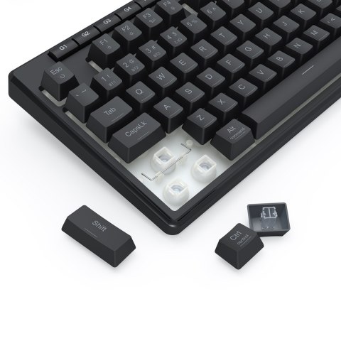 REDRAGON K516RGB-PRO SHIVA PRO 87 klawiatura USB + RF Wireless + Bluetooth Czarny REDRAGON