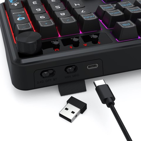REDRAGON K526BB-WL klawiatura Czarny REDRAGON