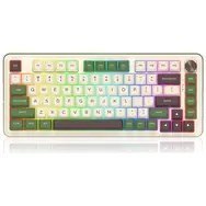 REDRAGON K681CGC-RGB-PRO Cyrus klawiatura USB + RF Wireless + Bluetooth Biały, Zielony REDRAGON
