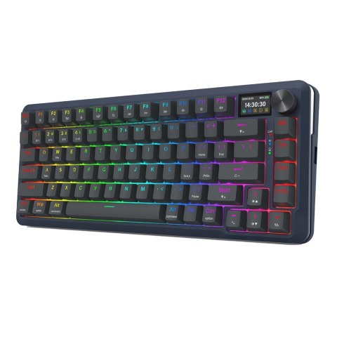 REDRAGON K708-RGB-PRO FLEKACT klawiatura USB + RF Wireless + Bluetooth Czarny REDRAGON