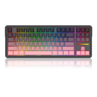 REDRAGON K728SP-RGB-PRO Antonium Pro klawiatura USB + RF Wireless + Bluetooth Czarny, Różowy REDRAGON