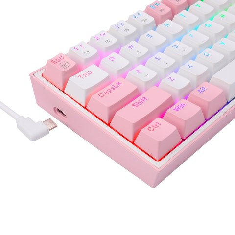 Klawiatura Redragon K617 Fizz (K617-RGB pink) REDRAGON
