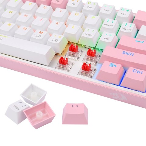 Klawiatura Redragon K617 Fizz (K617-RGB pink) REDRAGON