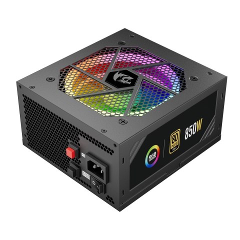 REDRAGON GC-PS007-1-V2 850W 80 Plus Gold LED moduł zasilaczy Czarny REDRAGON