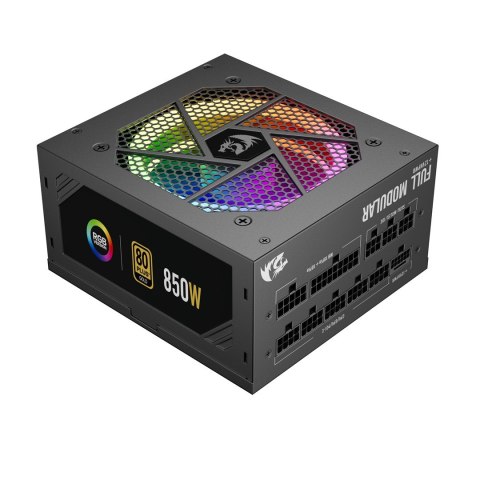 REDRAGON GC-PS007-1-V2 850W 80 Plus Gold LED moduł zasilaczy Czarny REDRAGON