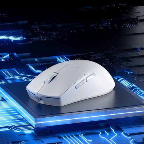 REDRAGON M918W & K1NG PRO MAX & Biały myszka RF Wireless + Bluetooth + USB Type-C REDRAGON