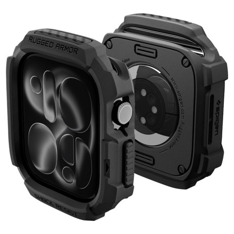 Spigen Rugged Armor - Obudowa do Apple Watch 12 42 mm (Matte Black) Spigen