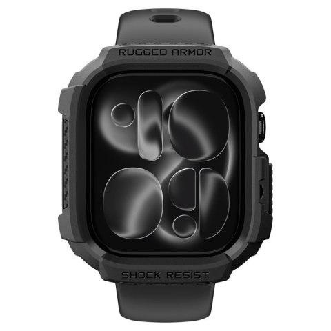 Spigen Rugged Armor - Obudowa do Apple Watch 12 42 mm (Matte Black) Spigen