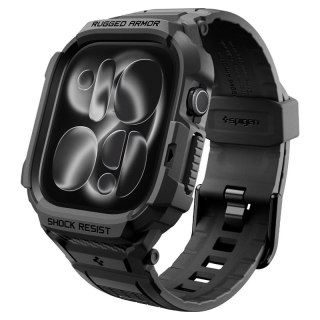 Spigen Rugged Armor Pro - Pasek z obudową do Apple Watch 12 46 mm (Matte Black) Spigen