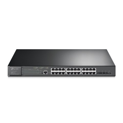TP-Link JetStream TL-SG3428XMP przełącznik sieciowy Zarządzany L2+ Gigabit Ethernet (10/100/1000) Obsługa PoE 1U Czarny No name