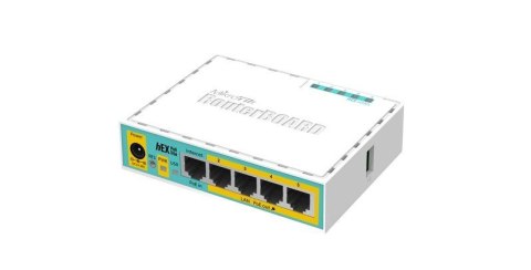 Mikrotik hEX PoE lite ruter Fast Ethernet Biały No name