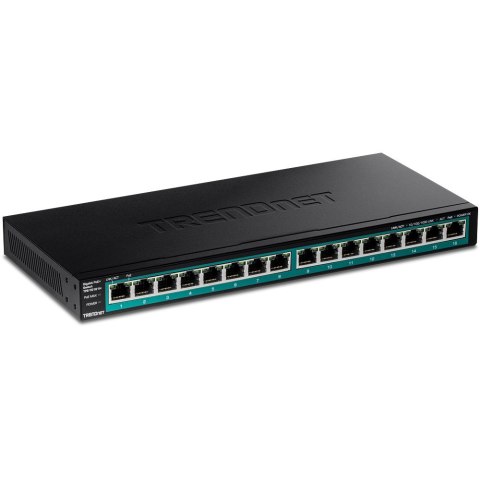 Trendnet TPE-TG161H przełącznik sieciowy Gigabit Ethernet (10/100/1000) Obsługa PoE Czarny No name