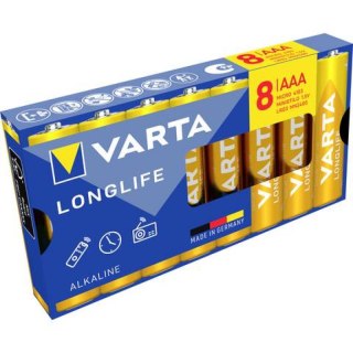BATERIE ALKALICZNE VARTA R3 (AAA) LONGLIFE 8szt NEW VARTA