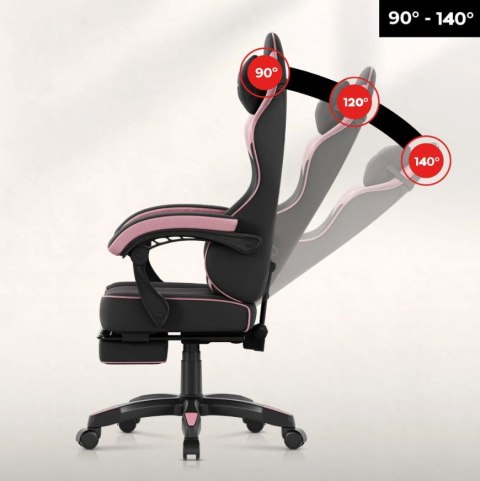 Fotel gamingowy Huzaro Force 3.7 Pink Huzaro