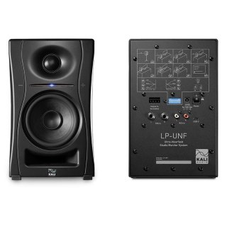 KALI AUDIO LP-UNF - Para monitorów odsłuchowych z Bluetooth. Głośniki multimedialne, czarne. KALI AUDIO